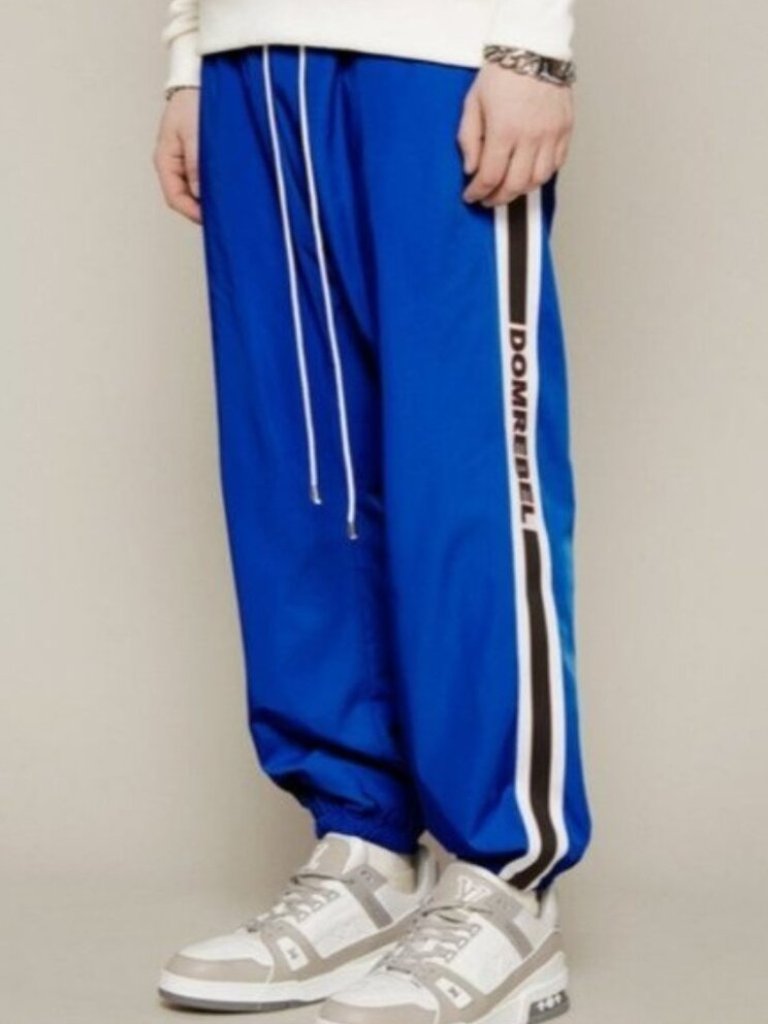 Domrebel Relaxed Track Pants/Joggers - Blue — image 2 of 8